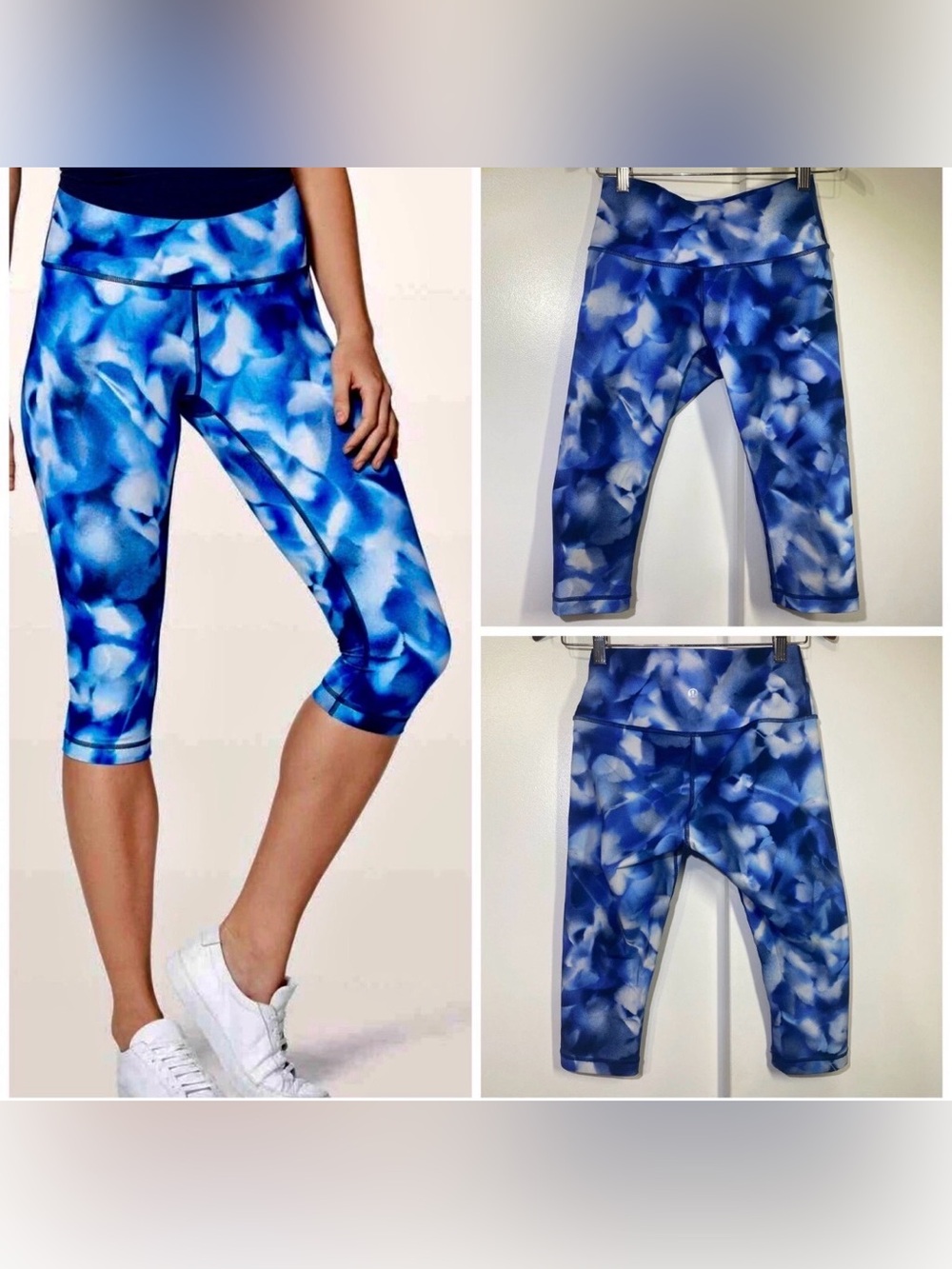 Lululemon Wunder Under Hi-Rise 1/2 Tight Cropped Leggings Size 6
